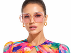 Hannah Oval Sunglasses