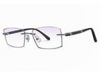 Jovanni Rectangle Rimless Glasses
