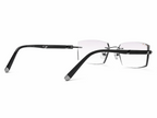 Jovanni Rectangle Rimless Glasses