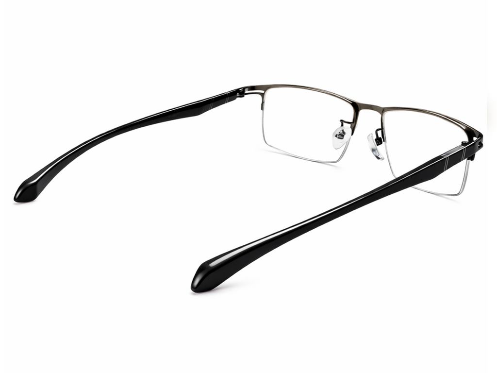 Kingston Rectangle Rimless Glasses