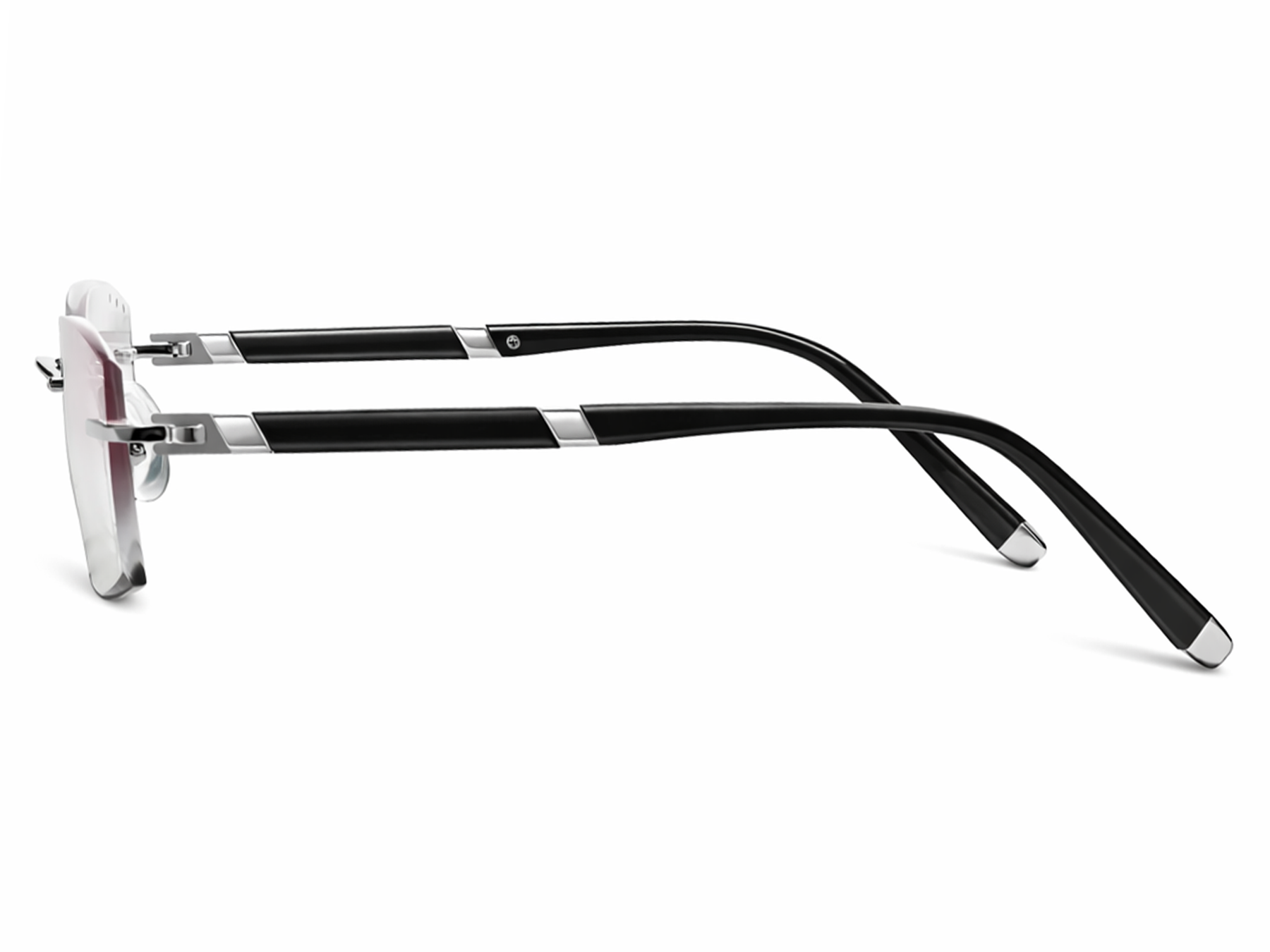 Jovanni Rectangle Rimless Glasses