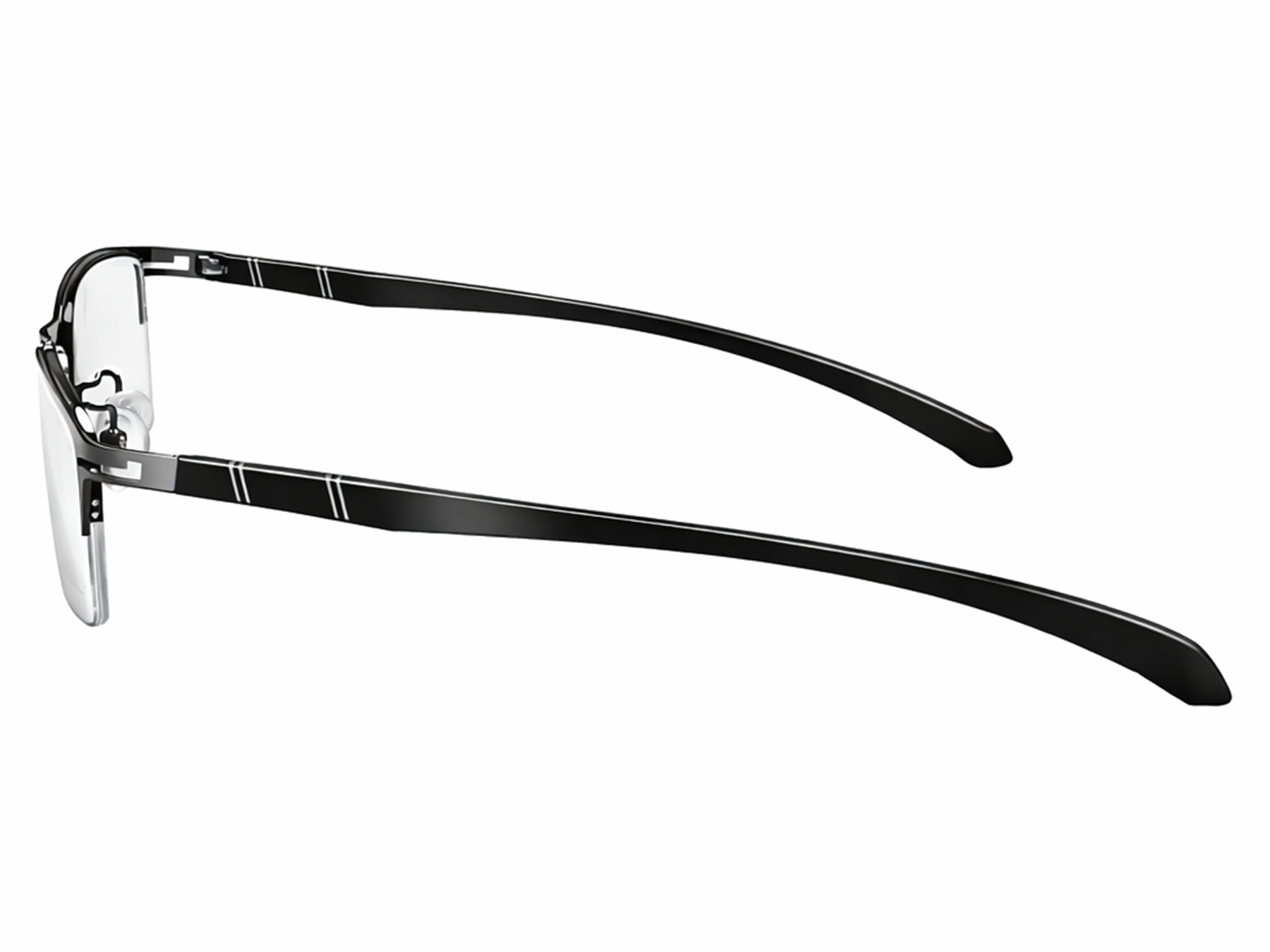 Kingston Rectangle Rimless Glasses
