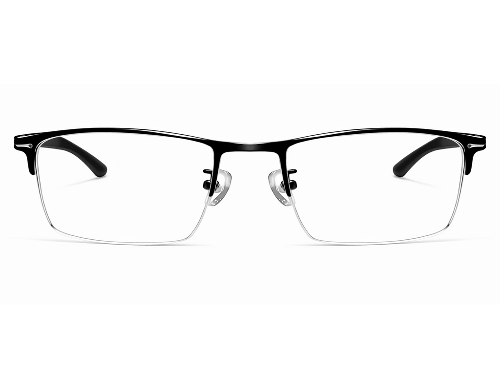 Kingston Rectangle Rimless Glasses