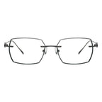 Brendan Rectangle Rimless Glasses
