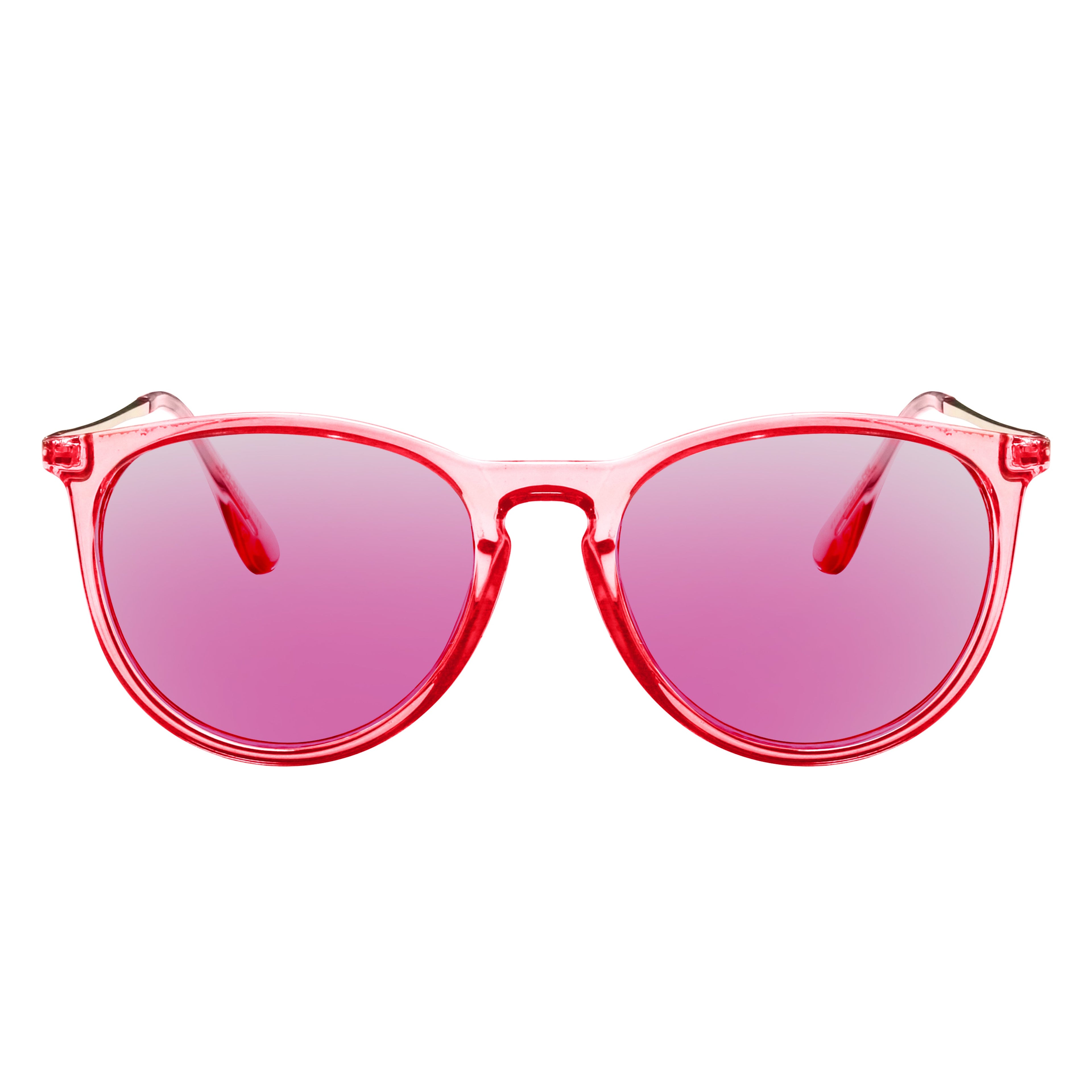 Dion Acetate Round Sunglasses