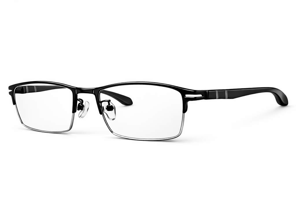 Kingston Rectangle Rimless Glasses