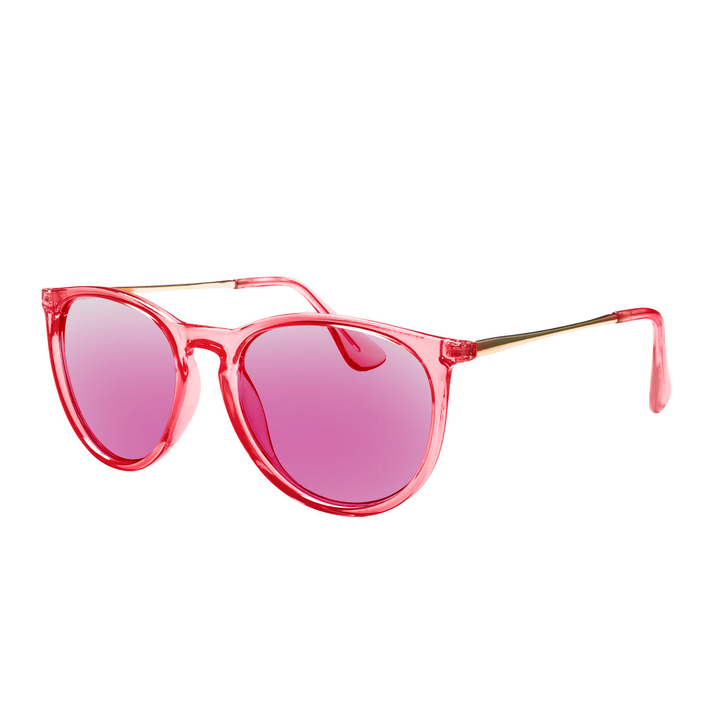 Dion Acetate Round Sunglasses