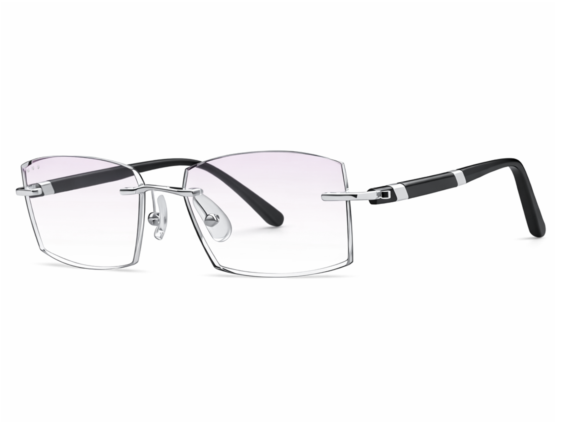 Jovanni Rectangle Rimless Glasses