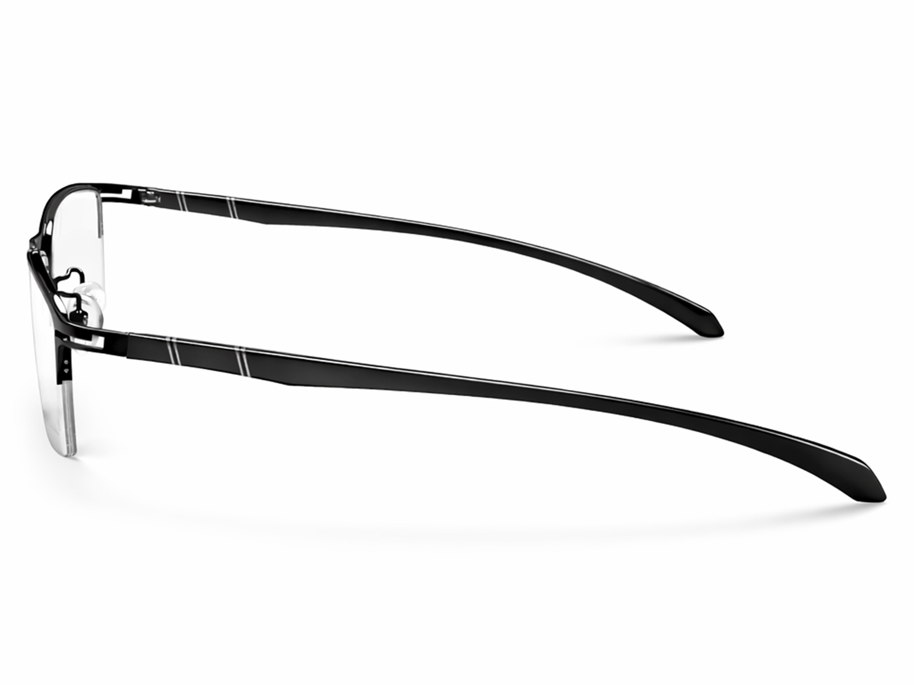 Kingston Rectangle Rimless Glasses
