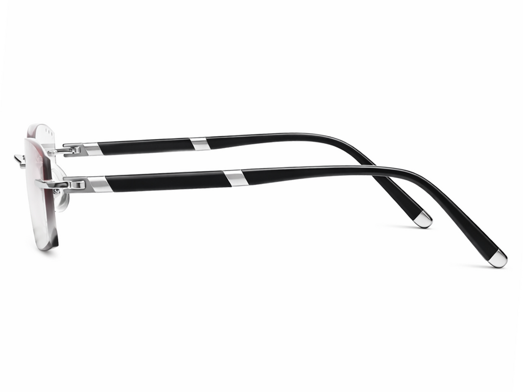 Jovanni Rectangle Rimless Glasses