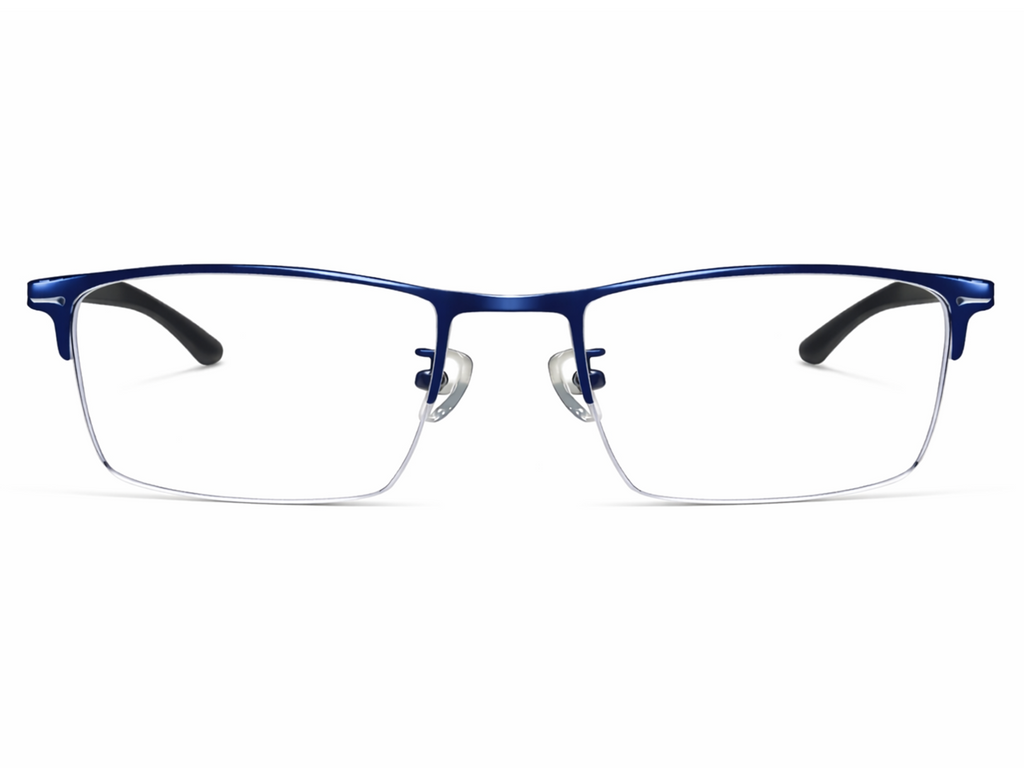 Kingston Rectangle Rimless Glasses