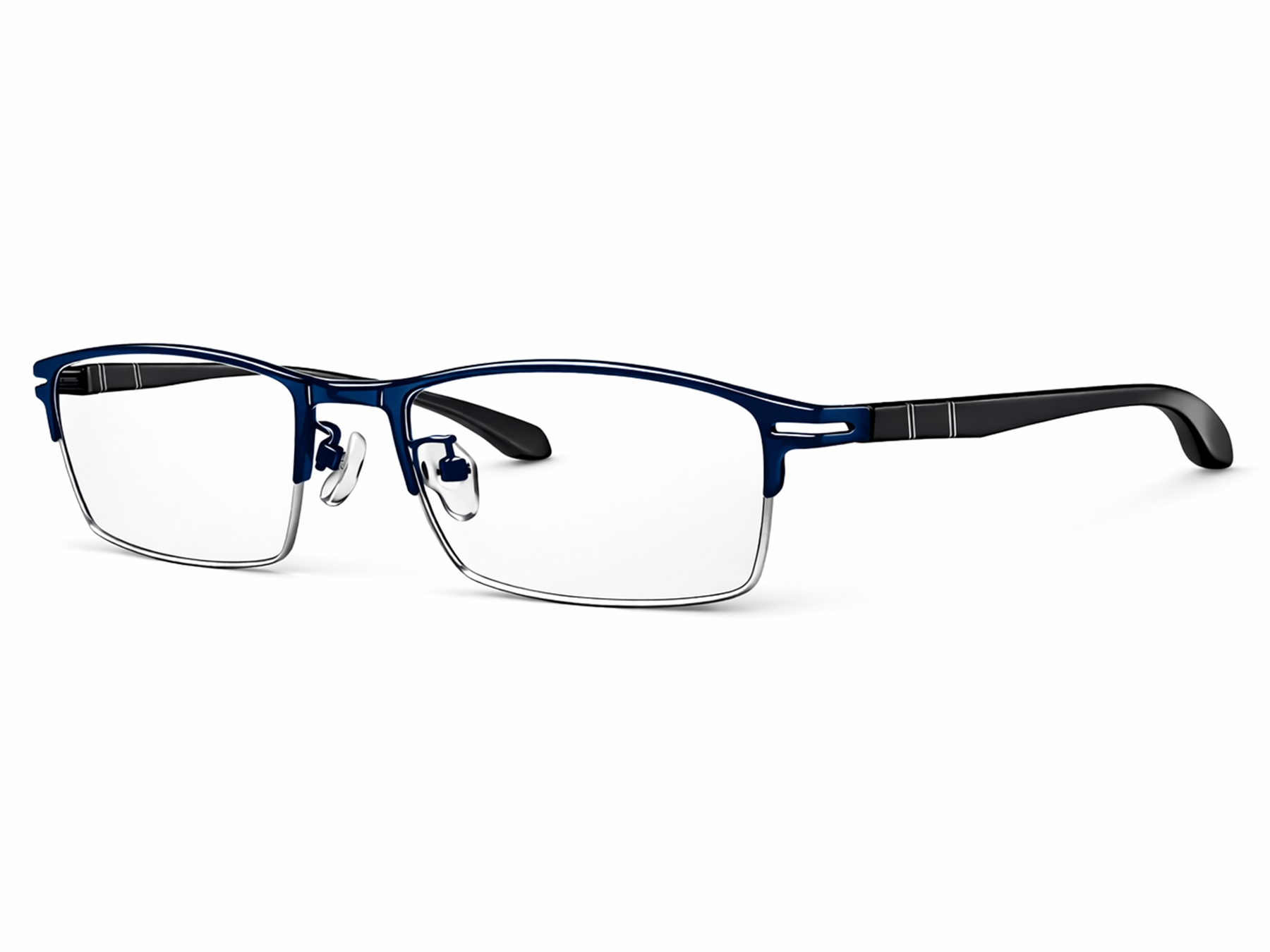 Kingston Rectangle Rimless Glasses