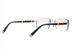 Jovanni Rectangle Rimless Glasses