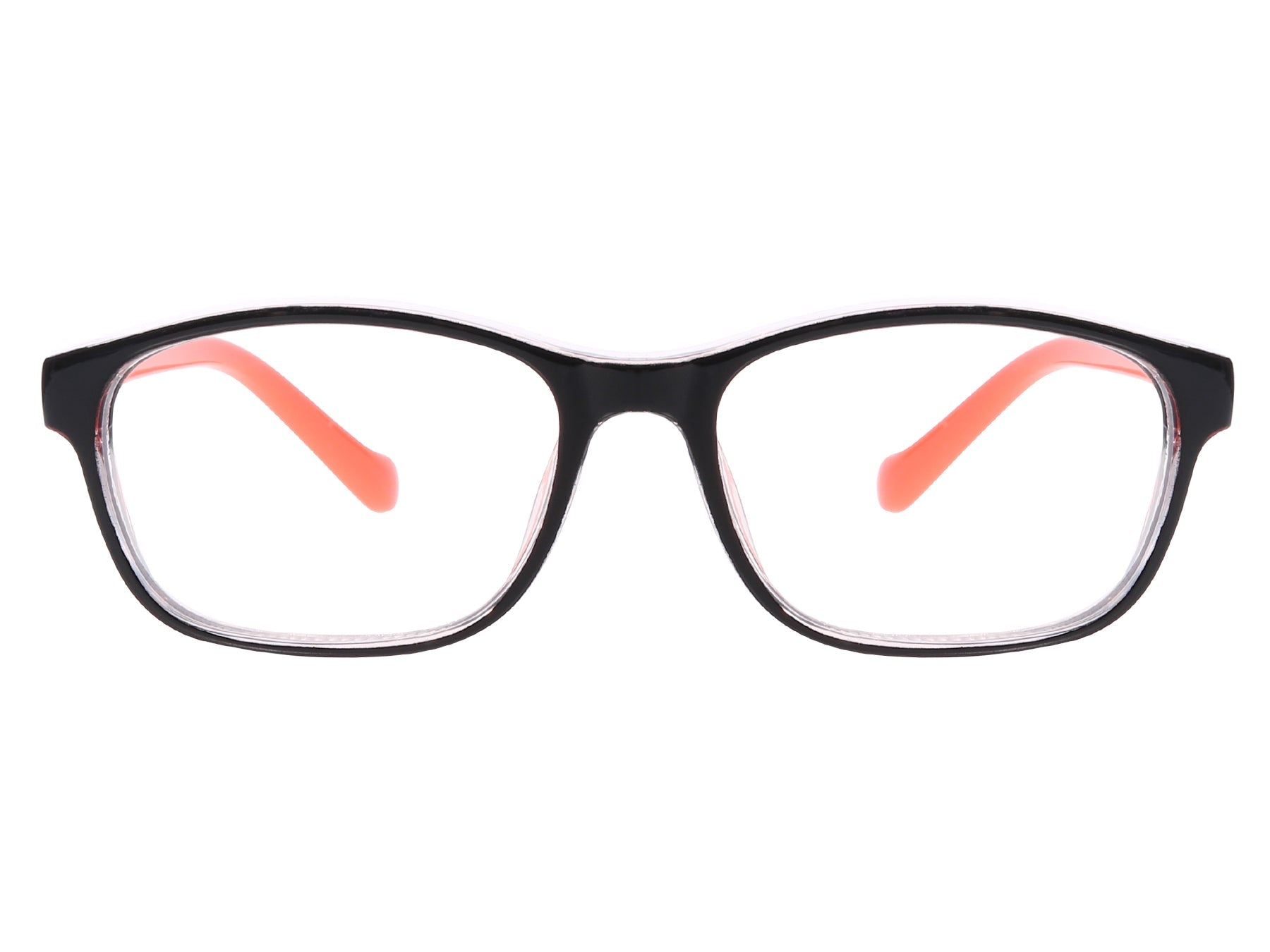 Kids Multi-Color Prescription Safety Rectangle Glasses